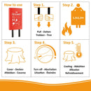 Blusdeken 1.20-1.20m – Hardcover hoes (FB1300)