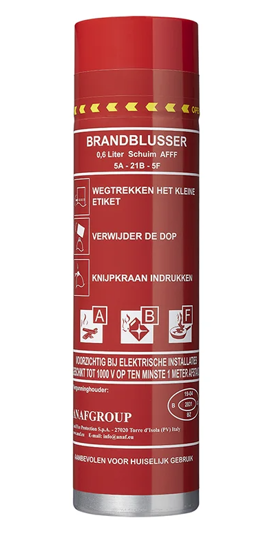 Flameline spray brandblusser  5A – 21B – 5F