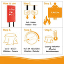 Blusdeken 1.80m x 1.20m – Ook geschikt voor personen - Hardcover hoes (FB1800)