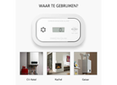 Koolmonoxidemelder met 10-jarige sensor en display (FC5003)