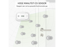 Koolmonoxidemelder met 10-jarige sensor en display (FC5003)