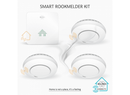 ELRO Connects Rookmelder Kit - Complete Set met K2 Connector en 3x Draadloos Koppelbare Rookmelder (SF500S)