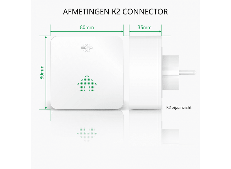 ELRO Connects K2 Connector SF50GA – Verbindt alle ELRO Connects producten met de ELRO Connects 2.0 App (SF50GA)