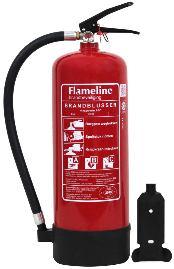 Flameline Poederblustoestel 6/ 9/ 12 kg Type: PH6I/  PH9I/  PH12I