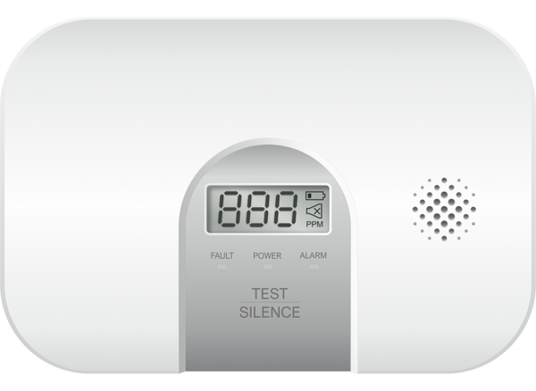 Koolmonoxidemelder met 10-jarige sensor en display (FC2802)