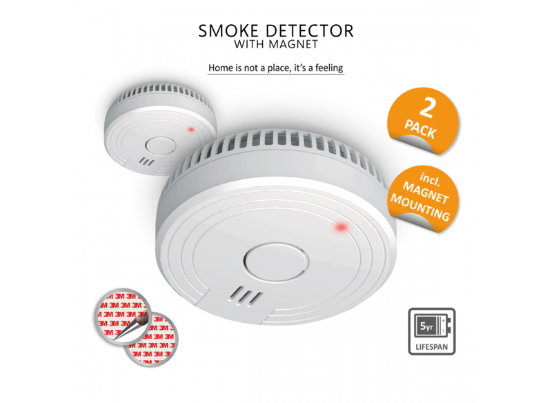 Brandpreventieset start – 2x Rookmelder, 1x CO melder (FF1840)