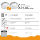 Rookmelder met magneet montage - 5 jaar batterij - 2 pack (FS1805M)