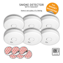 Rookmelder met magneet montage - 5 jaar batterij - 2 pack (FS1805M)