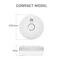 Rookmelder met magneet montage - 5 jaar batterij - 2 pack (FS1805M)