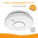 Combimelder – Rook- & Koolmonoxidemelder met 10 jaar batterij (FV4310)