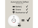 ELRO Pro Design rookmelder met automatische zelftest en 10 jaar batterij (PS4910)